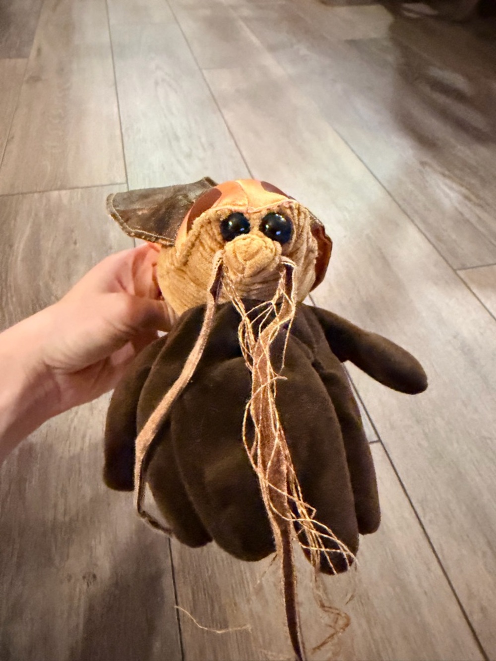 Folkmanis Vintage Hand Puppet Stuffed Cockroach Bug Soft Kids Cuddle Plush